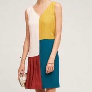 Anthropologie HD in Paris 14 color block dress